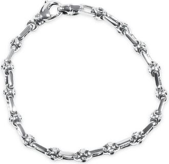 Pompeii3 Mens Designer Mariner Link 14k Gold (19gram) or Platinum (30gram) 5mm Bracelet 8.5