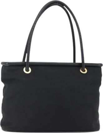 Celine Pre-owned Nylon Tote Bag - Dames - Vintage Shopper - Zwart - ONE Size - Nylon - Vintage