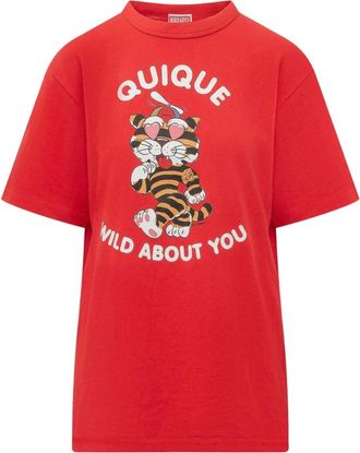 Kenzo Uomo, Top, Rosso, L, new