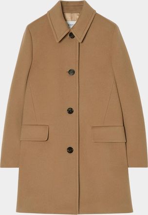 Burberry Gosford Wool-Cashmere Single-Breasted Coat