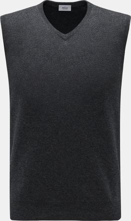 Braun Hamburg Men - Cashmere slipover anthracite