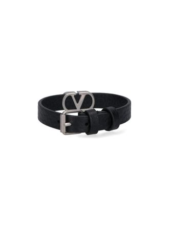 Valentino Garavani Mens Bijoux Black Calfskin