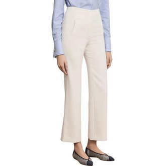 Veronica Beard Carys Crop Pants in Dove at Nordstrom, Size 00