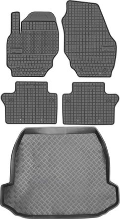 OEM Juego De Alfombrillas De Goma Para Coche Y Alfombrilla Para Maletero Para Volvo S80 Ii Sed&aacute;n (2006-2016)