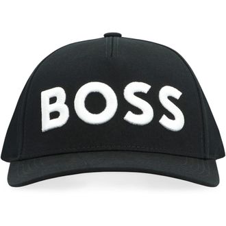 HUGO BOSS Hugo, Caps, male, Black, Size: ONE SIZE Logo Baseball Cap