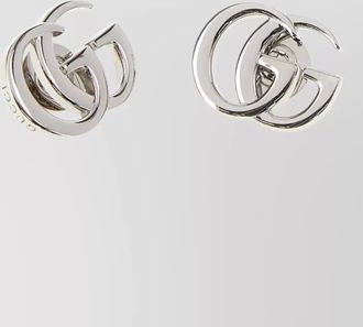 Gucci logo pendant earrings