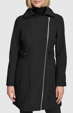 Andrew Marc Saylor Soft Shell Parka in Black at Nordstrom, Size X-Small