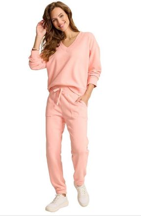 Tommy Bahama Marina del Mar Cotton Fleece Joggers in Light Salmon at Nordstrom, Size X-Small