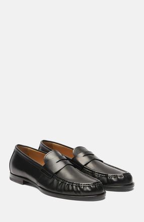 Scarosso Fred Loafers in Black - Calf at Nordstrom, Size 40.5