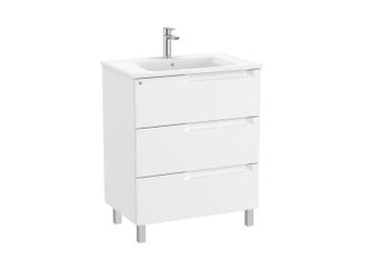 Roca Mueble 700mm Aleyda 3 Cajones + Lavabo Blanco Mate