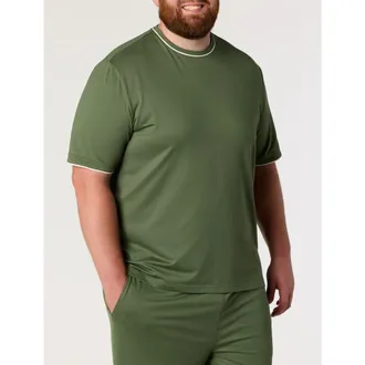 Reebok Big & Tall Performance Piped T-Shirt in Legacy Green at Nordstrom, Size Xxx-Large