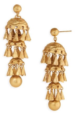 Zimmermann Whimsy Chandelier Earrings in Antique Gold at Nordstrom