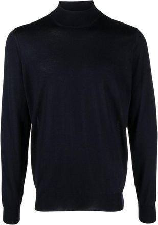 Drumohr Navy Blue Turtleneck sweater