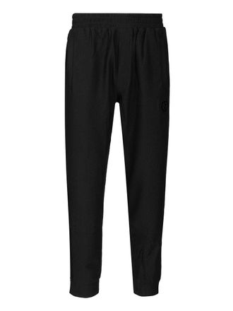 Giorgio Armani Technical Gaufr&eacute; Trousers Nero-Uomo
