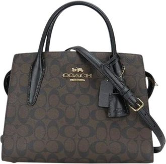 Coach Pre-owned Handbags, female, Brown, Size: ONE SIZE Pre-owned Signature PVC Shoulder Bag