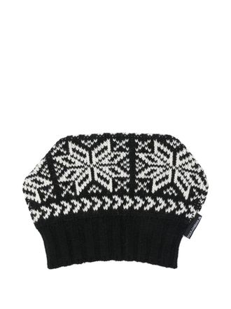 Dolce & Gabbana 2000s patterned beanie - Black