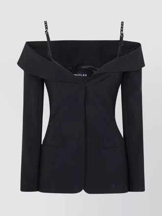 MUGLER long-sleeve blouse