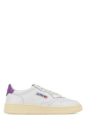 Autry White Leather Sneakers