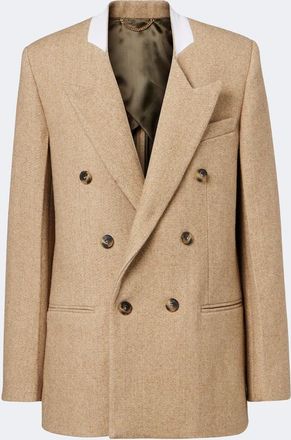 Victoria Beckham Blazer cruzado en mezcla de lana