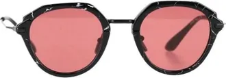 Prada Pre-owned Accessories, female, Black, Size: ONE SIZE Pre-owned Acetate Sunglasses