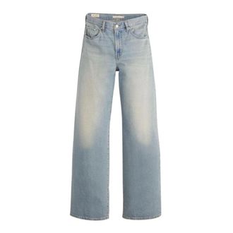 Levi's Jeans, Dames, Blauw, W30, Katoen, XL Rechte Jeans