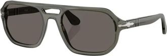 Persol Guido Zonnebril - unisex - Zonnebrillen - Grijs - 56 MM - Accessoires