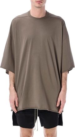 Rick Owens Taupe Oversized Crew Neck T-Shirt