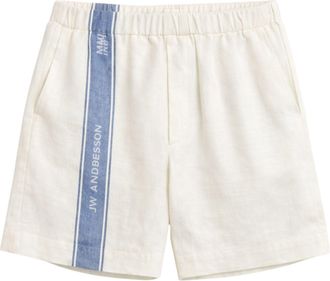 J.W.Anderson White Contrasting Stripe Shorts