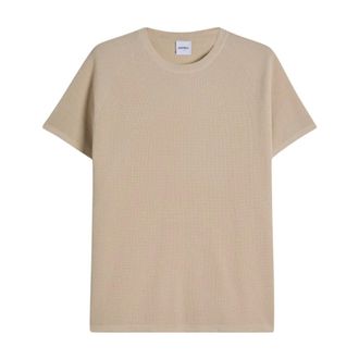 Aspesi T-Shirts, male, Beige, Size: 2XL Maglia Raglan Micro Waffle Cotone