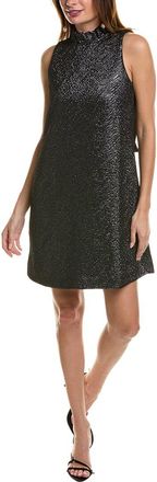 Anne Klein Textured Metallic Shift Dress