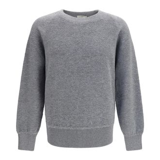 PIACENZA 1733 Maglione Girocollo in Lana Vergine - - Knitwear - Uomo - Grigio - XL
