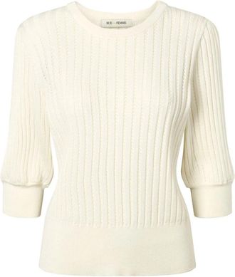 Rue de Femme Ronde hals Truien - Dames - Ronde hals truien - Wit - XL - Truien & Vesten