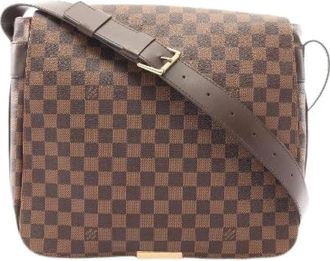 Louis Vuitton Pre-owned Cross Body Bags, male, Brown, Size: ONE SIZE Pre-owned Bastille Damier Shoulder Bag