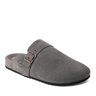 Dearfoams Mens Finn Genuine Suede Scuff Slippers