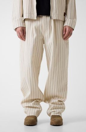 Guess G20 Super Baggy Pleat Pants in Natural at Nordstrom, Size 33 X 32