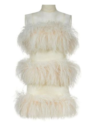 Taller Marmo mini Divine dress - Neutrals