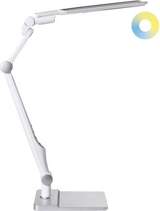 Beliani LED Desk Lamp PEGASI with Dimmer Silver