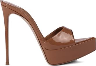 Le Silla Sandali con plateau - Marrone