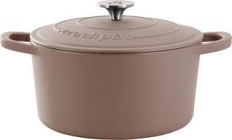 Crock-pot 5 Quart Enameled Cast Iron Dutch Oven in Pink at Nordstrom