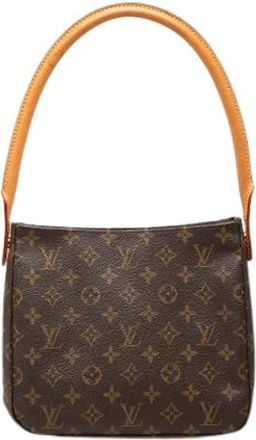 Louis Vuitton Pre-owned Looping MM Schoudertas - Dames - Vintage Schoudertas - Bruin - ONE Size - Leer - Vintage