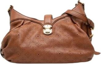 Louis Vuitton Pre-owned Mahina Crossbody - Dames - Vintage Schoudertas - Bruin - ONE Size - Leer - Vintage
