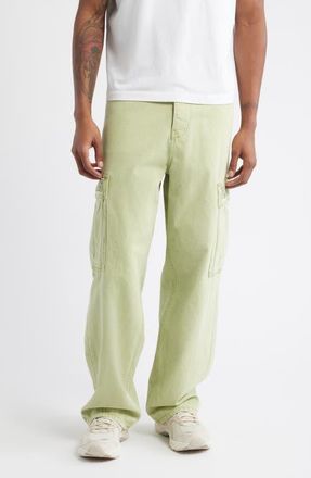 Pleasures Sinful Baggy Cargo Jeans in Mint Creme at Nordstrom, Size 32