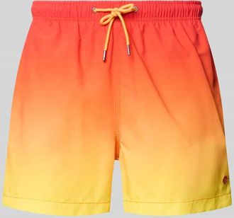 Mc Neal Badehose in Two-Tone-Machart in Rot, Gr&ouml;&szlig;e XXL