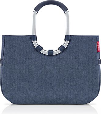Reisenthel Einkaufskorb REISENTHEL Loopshopper L, Damen, blau (dunkelblau), Polyester, Einkaufsk&ouml;rbe Einkaufskorb