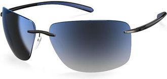 Silhouette 8728/75 6560 Mens Sunglasses Silver Size 66