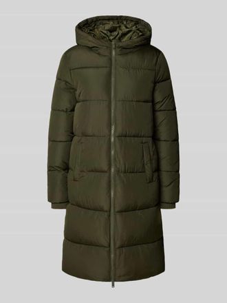 Pieces Regular Fit Steppmantel mit Storm Cuffs Modell BEE in Khaki, Größe XS