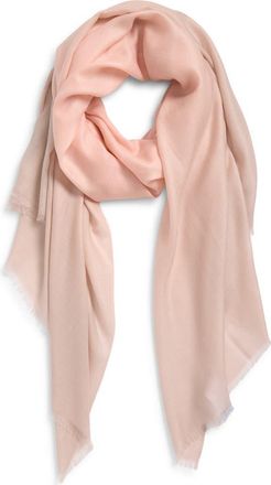 Vince Lightweight Dip Dye Cashmere Scarf in Pumice Stone at Nordstrom