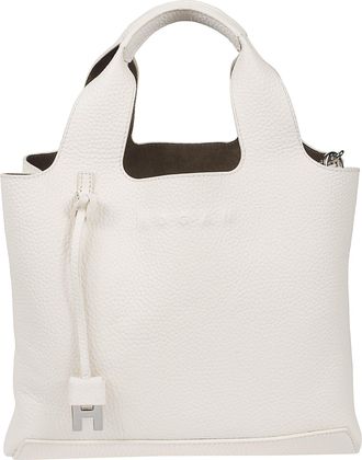 Hogan Small H01r Structured Calf Leather Tote Bag