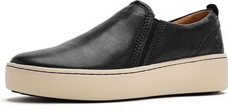 Born Mira Slip-On Womens Flat Shoes Black (Nero) : 8.5 M, Leather/Suede