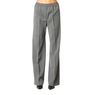 Max Mara Dames, Broeken, Grijs, Maat: M Wol